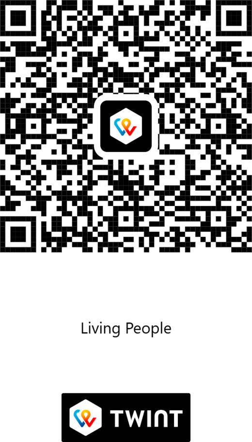 Twint QR-Code – living people chor Ebikon